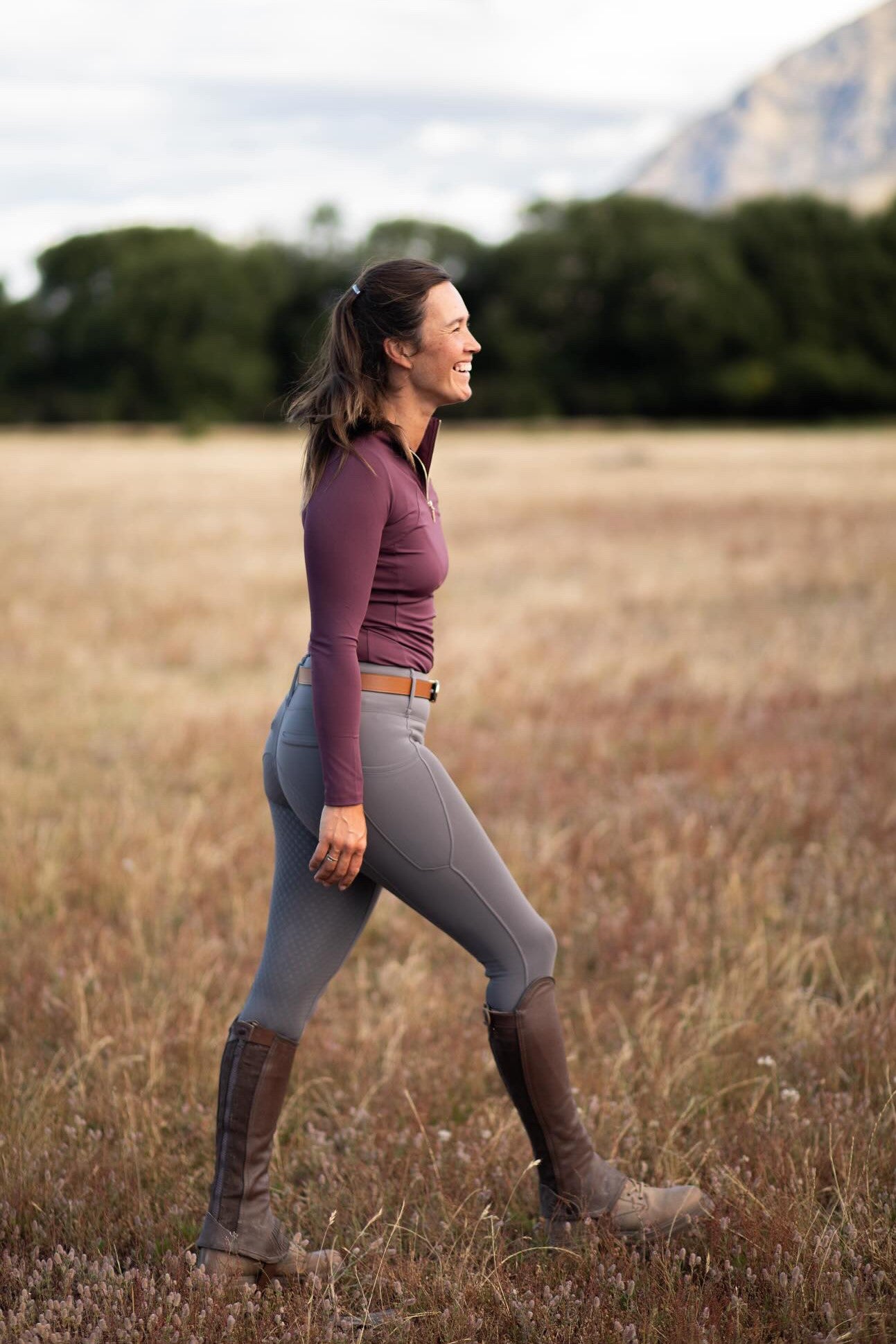 Therma Riding Tights - Grigia