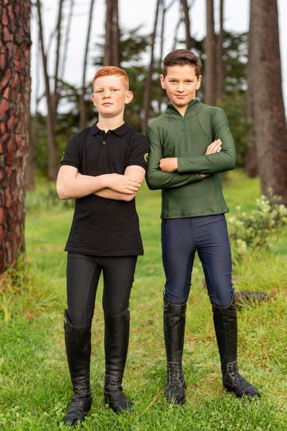 Boys Riding Leggings - Azzuro