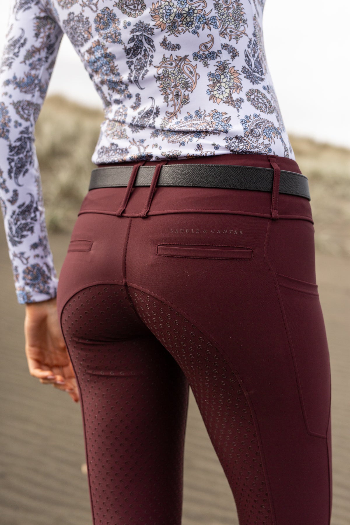 Women's Horse Riding Leggings. Ladies Riding Tights with phone pocket. –  Saddle & Canter